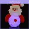 Exquisite Christmas Luminous Pendant With Santa Claus Snowman Bear And Elk Eye Lantern Snowman Led Night Light