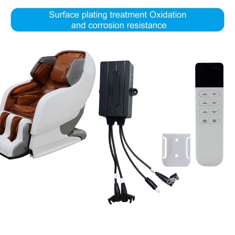 Cordless  Recliner Hand Control with 2.4G RF Signal & Easy Installation Remote Controllers for Single Motor Furniture