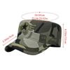 Spring Summer Cotton Hat Adjustable Casual Cadet Hat Breathable Baseball Cap