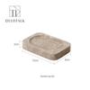 DecoTalk Wabi-Sabi Marble Bathroom Set: Matte Washbasin, Aroma Diffuser, Tissue Box