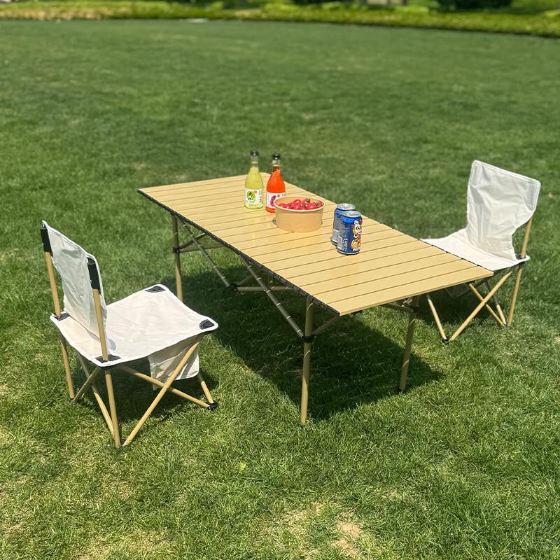 ZISIZ Outdoor Folding Picnic Table and Chair Set