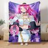 K-POP Anime Girls Group  Four Seasons Soft Warm Blanket  All-Season Thick Knit Polyester Bedspread for Bed, Camping, Travel  Perfect Gift