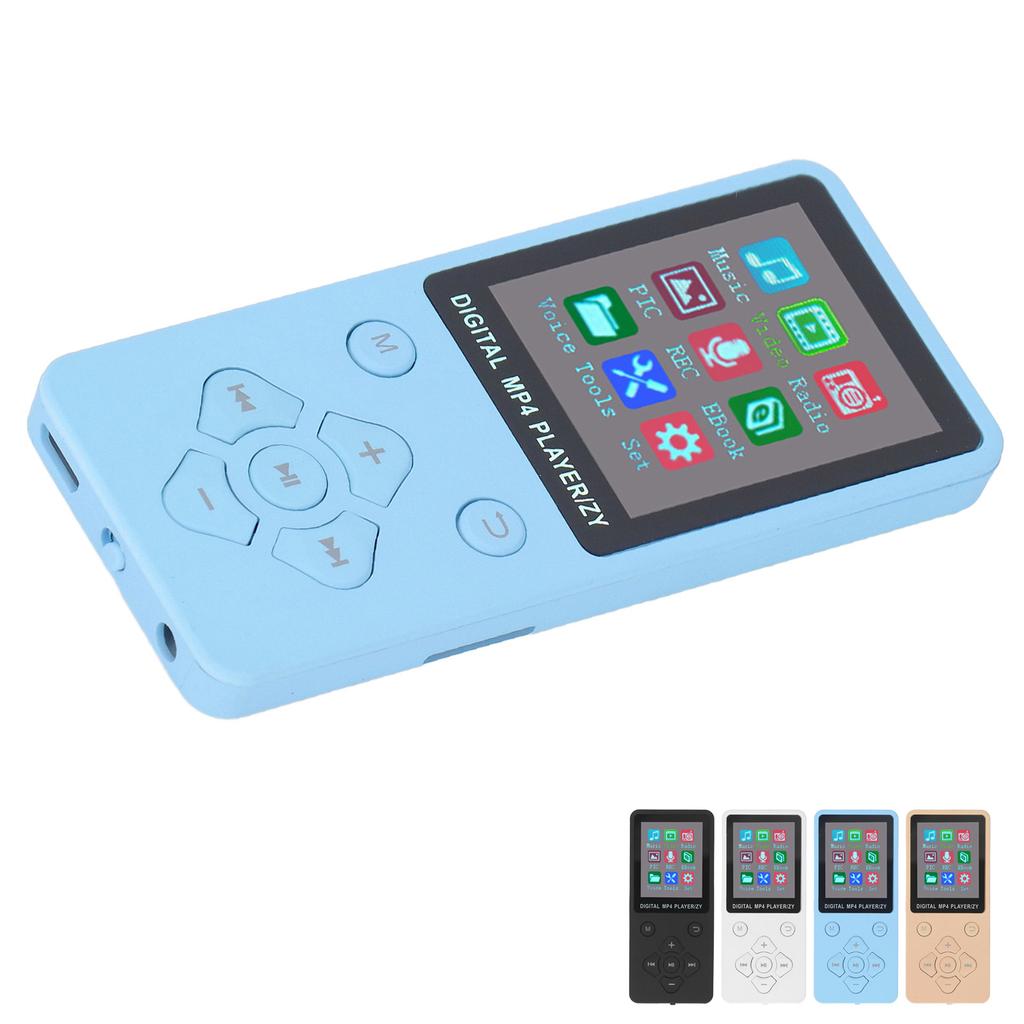 MP3 MP4 Player Bluetooth 5.0 Super Dünne 1,8 Zoll Farbe Bildschirm 128G Erweiterbar Speicher Tragbare 