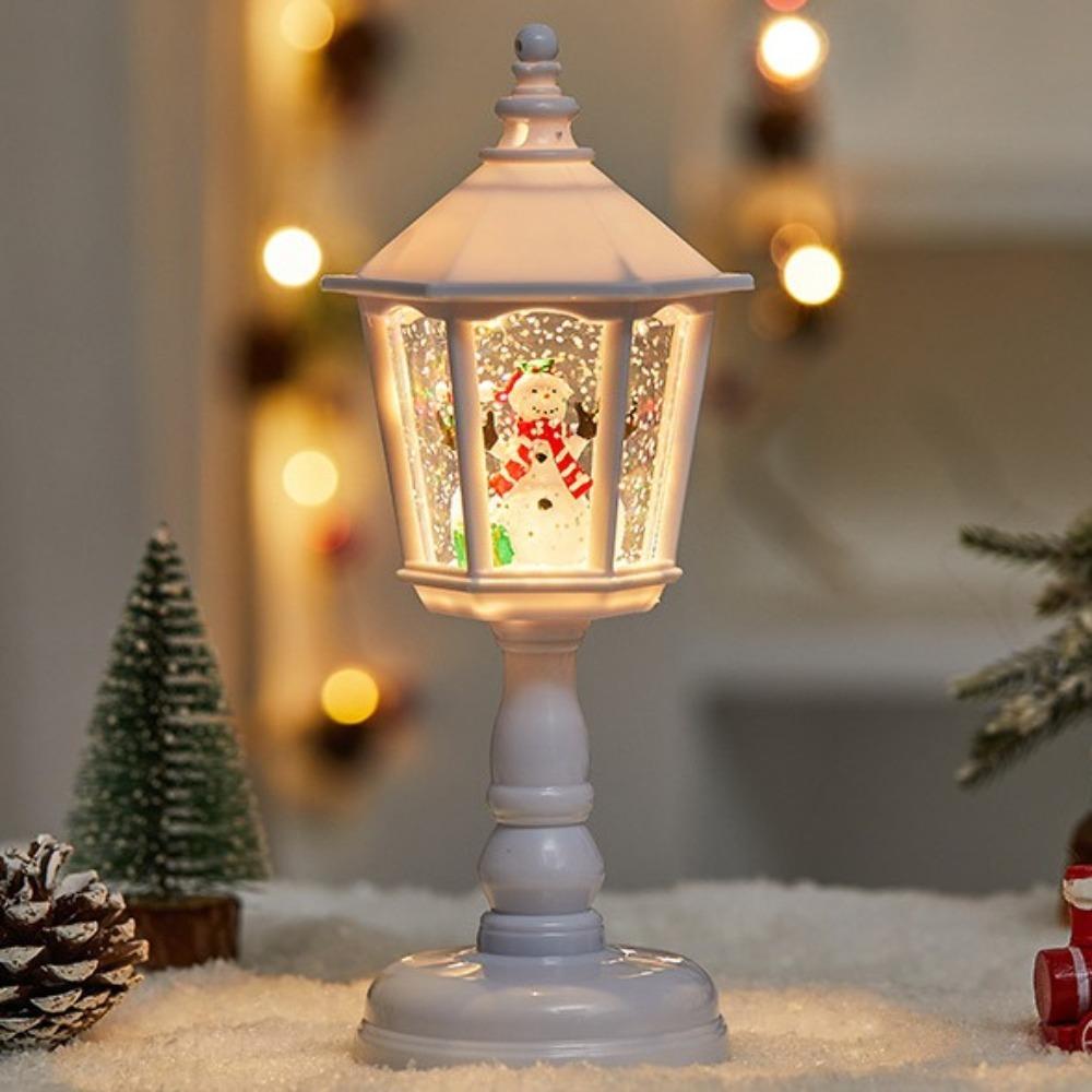 Lumină de noapte Moș Crăciun Decorațiune de Crăciun iluminată Cadouri Felinar de Crăciun Articole de petrecere