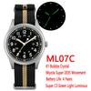 RDUNAE RA03&Militado ML07 Military Quartz Watch Vintage G10 Miyota 2035 Movement Watches K1 Glass Stainless Steel Wristwatch