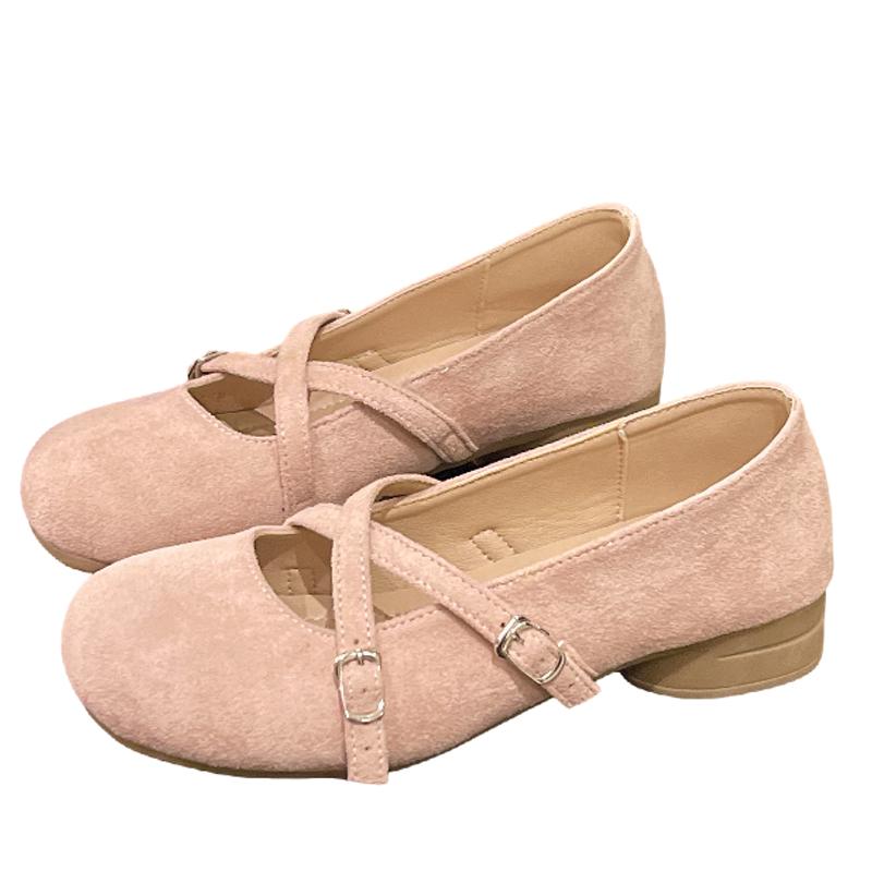 Fashion Women Heeled Shoes Spring Elegant Loafers Shoes Shallow Casual Woman Sandals 2025 Designer Lolita Pumps Fashion Chaussure Femme