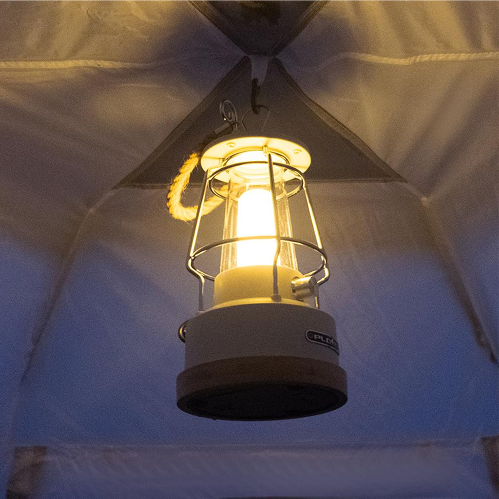 Vintage LED Camping Lantern Battery Operated Camping Tent Lights Outdoor Portable Camping Light for Picnic Emergency