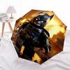 1pc Lego Batman Automatic Open/Close Folding Umbrella, Windproof 8-Rib Construction, Lightweight Travel Umbrella for Women/Men 42