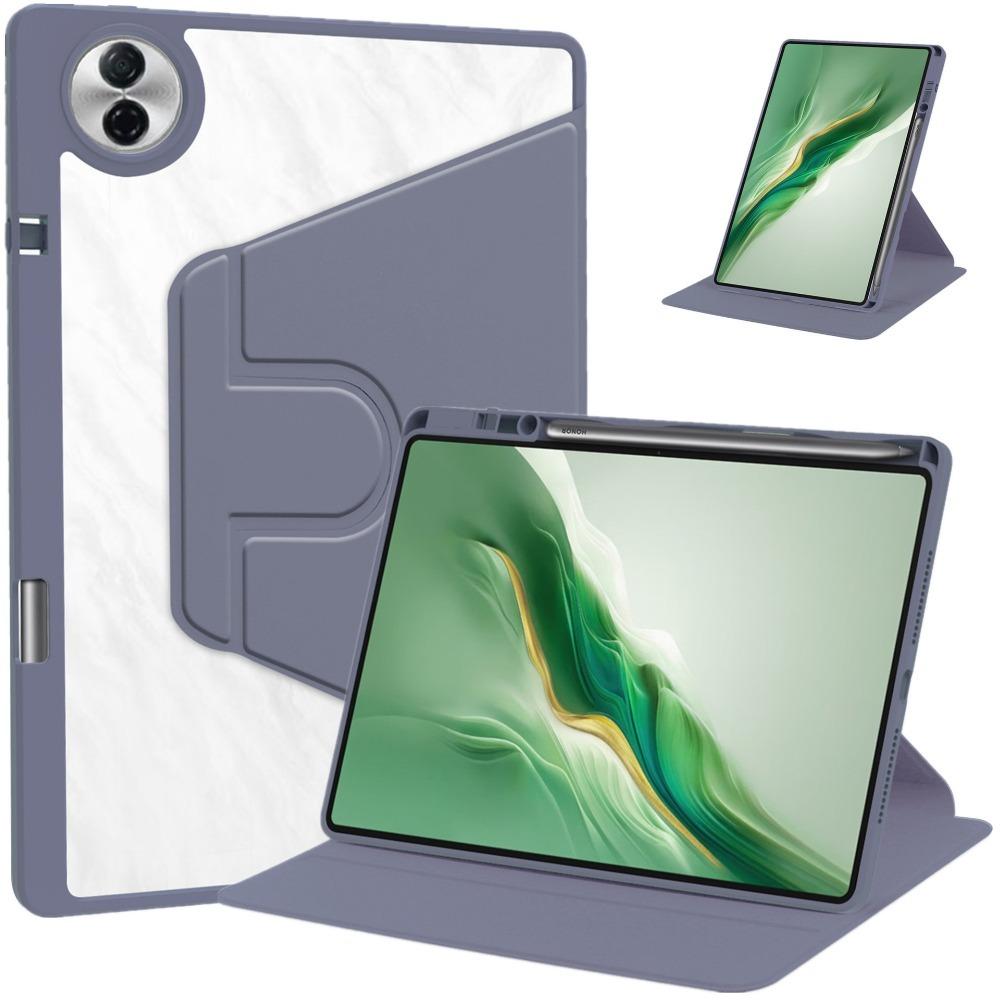 

360 Rotation Case for Honor Pad 10 12.1 2025 Honor Pad 9 X9A X8A X9 X8 Pro 11.5 Magic Pad 12.3 Inch Clear Acrylic Stand Cover HonorPadX9A 11.5inch фиолетовый