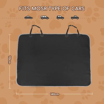 Waterproof and Dirt-Resistant Oxford Cloth Pet Car Mat - Popular Trunk and Seat Cushion for Dogs