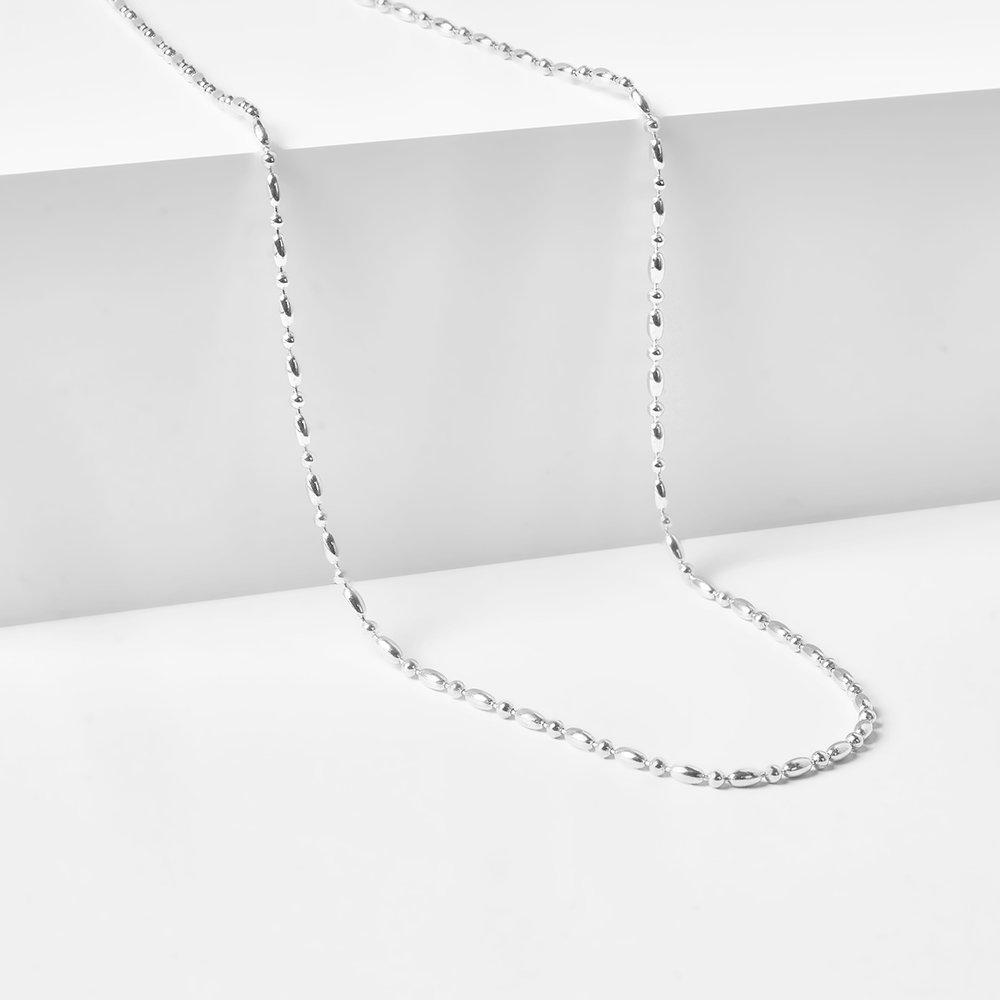 Silver925 Dual Silver Ball Necklace