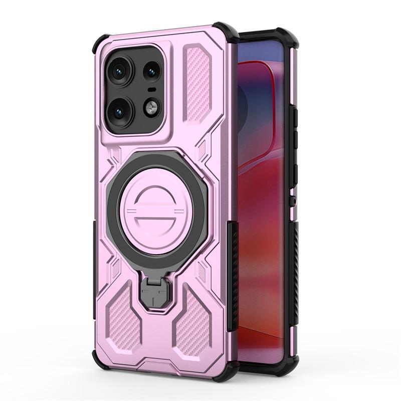 

For Motorola Edge 50 Pro Case Moto Edge 50 Pro Cover Holder Magnetic Wireless Charging Protective Phone Cases Edge 50 Pro Funda Motorola Edge 50 Pro