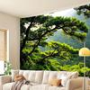 Green Pine Tree Forest Mountain View Nature Landscape Wall Tapestry Art Decor Home Interior Design Living Room Bedroom
