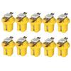 10pcs T5 B8.5d LED Car Instrument Panels Lights Low Power Bulbs 5050 SMD Automobile Dashboard Switch Lamp 12V Car Light Interior