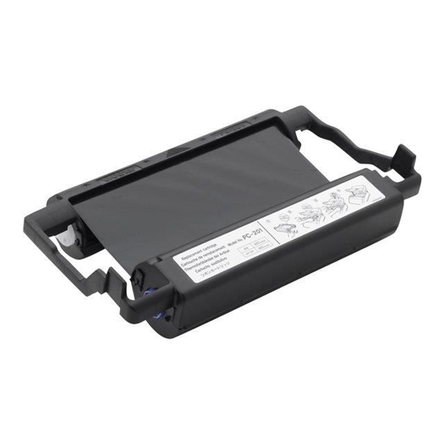 Ruban d'impression Brother PC-201 - Noir - Jet d'encre - 450 Pages