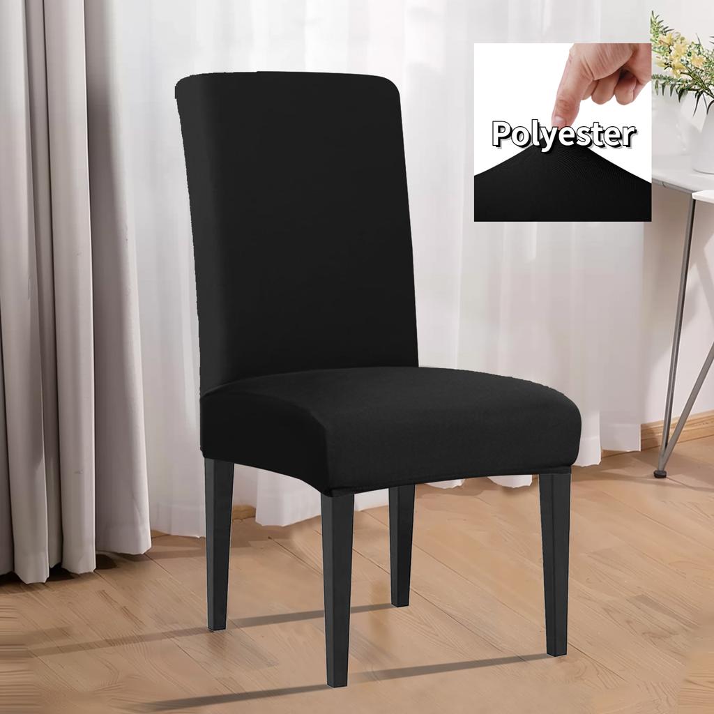 Dining Room Chair Protector Slipcovers Set of 4/8 Stretch Removable Washable Seat Cover for Kitchen Home Decoration Chair Cover