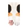 Breathable Cat Paw Socks Cotton Novelty Stocking Funny Thermal Calf Socks  Unisex