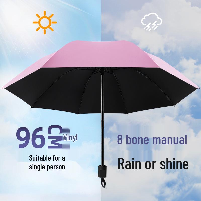 Parapluie Pare-Soleil Double Usage Extra Large: Épais, Renforcé, Pliable pour le Soleil et la Pluie