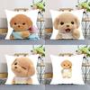 M-Milo Meme S-Sylvanian F-Family Pillow Case Cushion Cover Soft Cute Throw Pillow Case For Car Sofa Pillowcase Polyester With