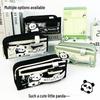 Panda Multi-Layer Large Capacity Pencil Case for Kids
