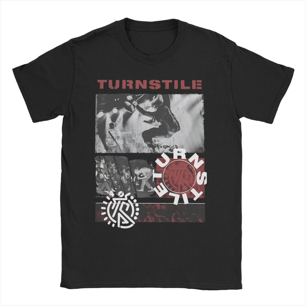 Unisex WOMENs Turnstile Band T Shirts Pure Cotton Clothes Funny Short Sleeve Round Collar Tee Shirt Plus Size TShirts