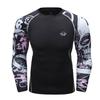 Cody Lundin Polyester Spandex 3d Print Compression T Shirts Sublimated MMA Rash Guard Surf Long Sleeve Boxing Gym Fitness Tops