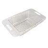 Kitchen Sink Fruit Vegetable Strainer Modern Minimalist PET Kitchen Telescopic Drain Rack Plastic