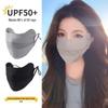 Women's Breathable Ice Silk UV Protection Full Face Sun Visor Mask