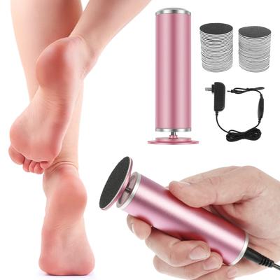 Electric Foot Callus Remover Electric Foot Care Tools with Speed Controller and 60pcs Replacement Sandpaper Disk Dead Dry Crack
