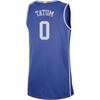 Nike Dri-Fit College Basketball Jersey With Letter Print Design Men Tops Royal-Blue DN9236-480