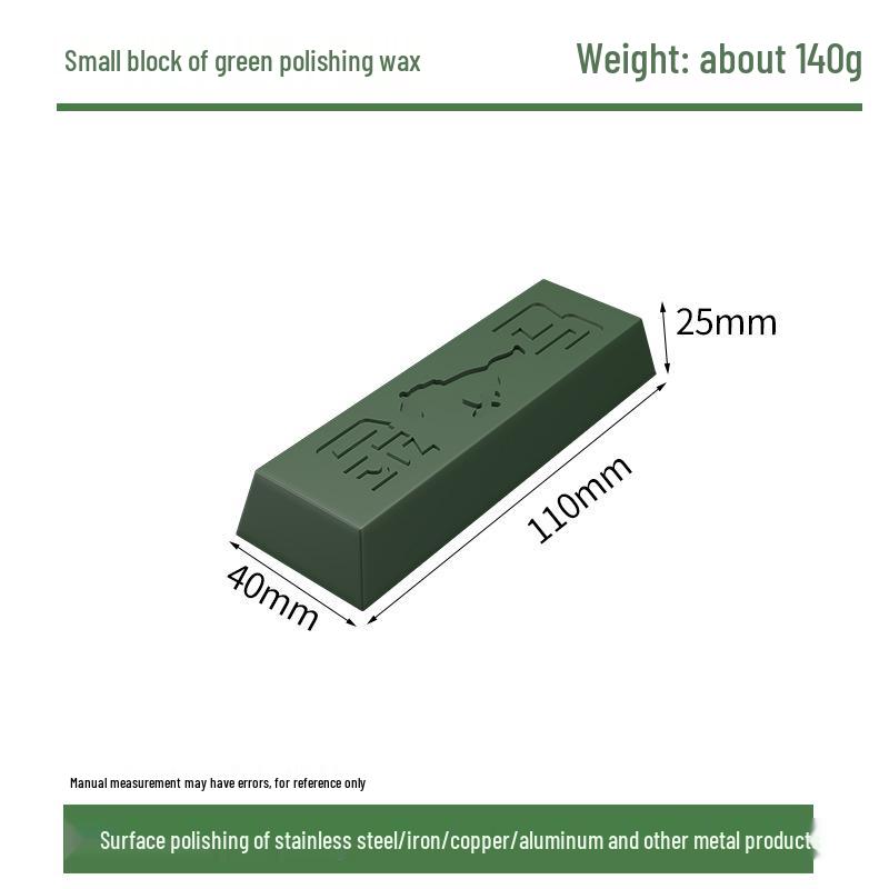 Multi-Surface Polishing Wax: Stainless Steel, Wood, Jade, Marble, Glass, Mirror - White & Green Paste