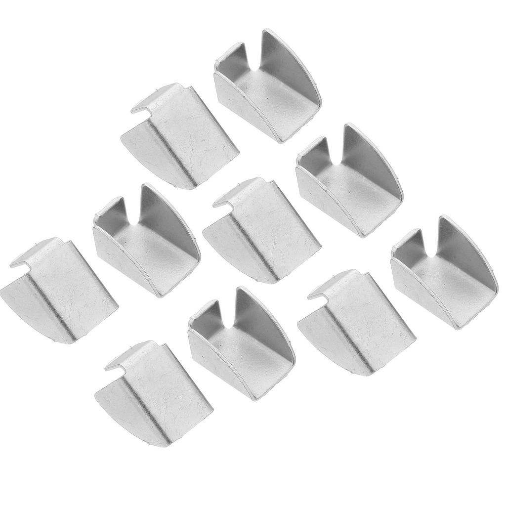 10pcs Metal Shelf Clips Cabinet Shelf Clips Shelf Support Clip File Cabinet Shelving Clamps Pilasters Shelf Clips Hardware Parts