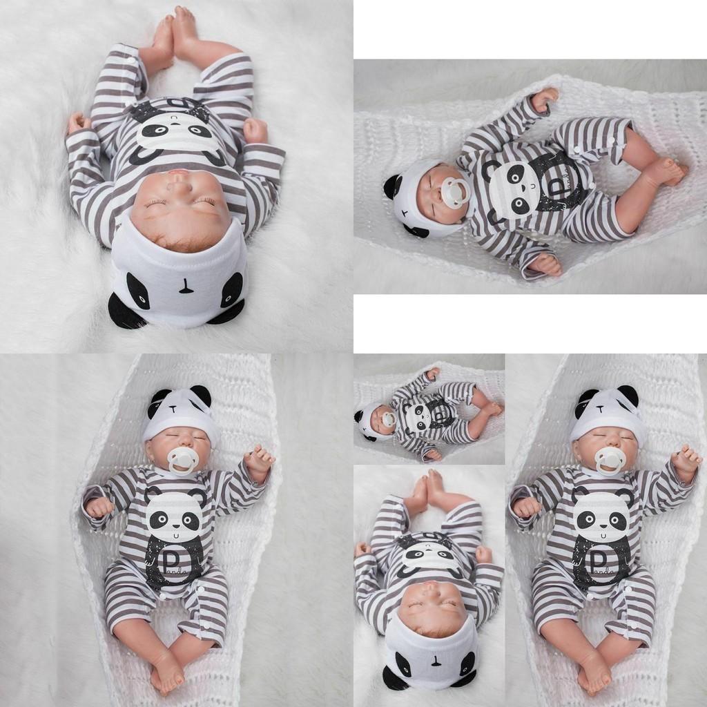 Real Life 20" Reborn Dolls Soft Silicone Vinyl Handmade Realistic Newborn Doll Boy With Gentle Touch Vinyl Head And Limbs