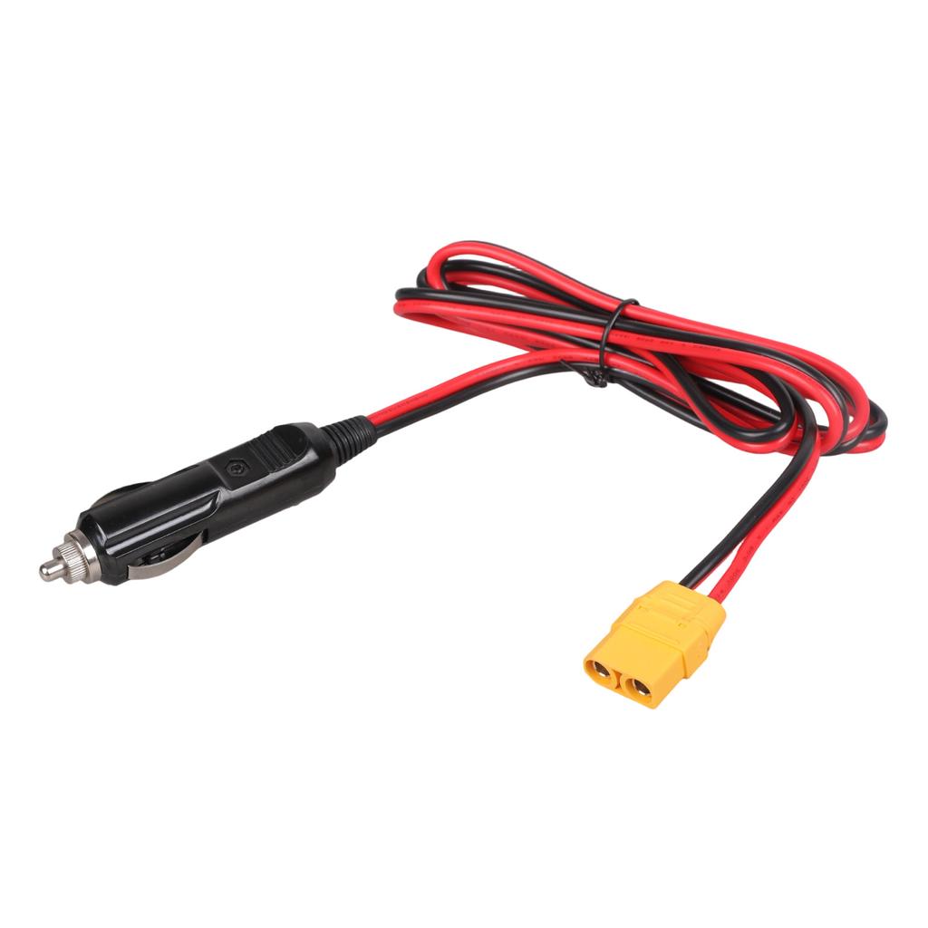 XT90 Female To 12V Car Lighter Male Adapter Cable XT90 To Car Lighter Power Cord For Portable Power Stations 100/150cm