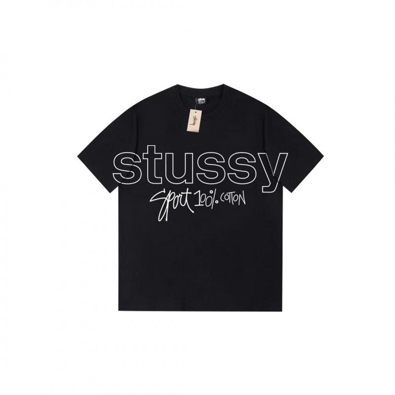Summer New Heavy Cotton Trendy Brand Classic Basic T-shirt High-end Loose Men's and Women's Printed Short-sleeved Top