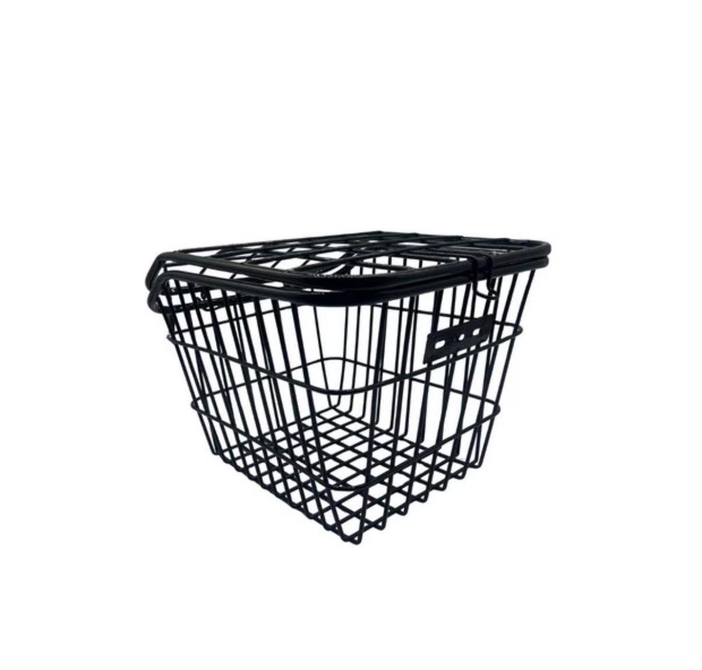 Large Capacity Mountain Bike Front and Rear Cargo Baskets with Accessories