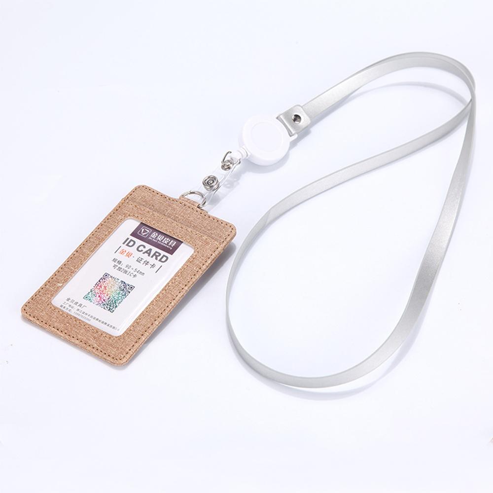 Wallet Coin Bag Lanyards ID Badge Holder Credit Card Holder Strap Card holder Protect Cover Bag