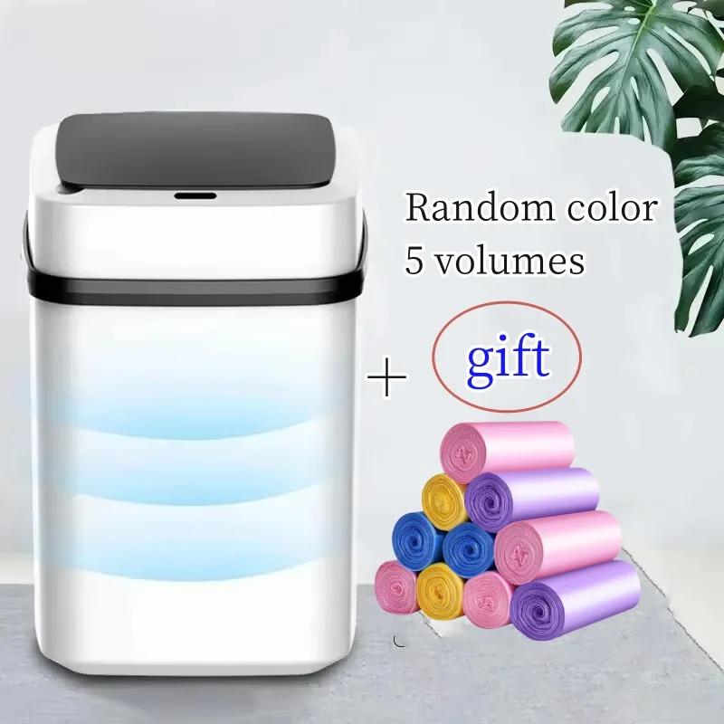 Küche Mülleimer 13L Badezimmer Touch Mülleimer In Die Toilette Smart Müll Eimer Abfall Bins Mülleimer Smart Mülleimer küche