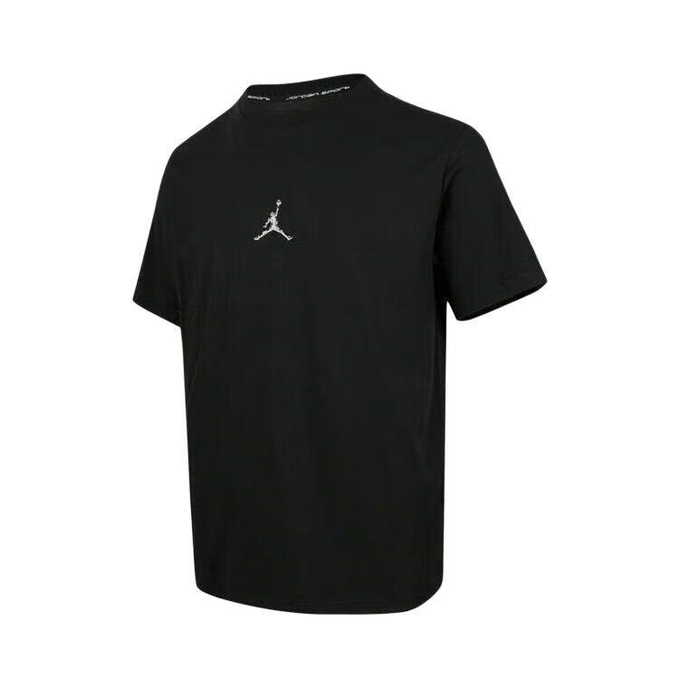 Jordan As M J T Shirts Men's Black Crew Neck Moderate HQ8971-010