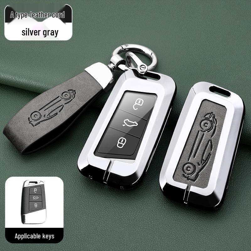 Metal Key Shell for Volkswagen Models: New Sagitar, Lavida Plus, Tayron, Tuon, Tiguan L, Bora, Magotan