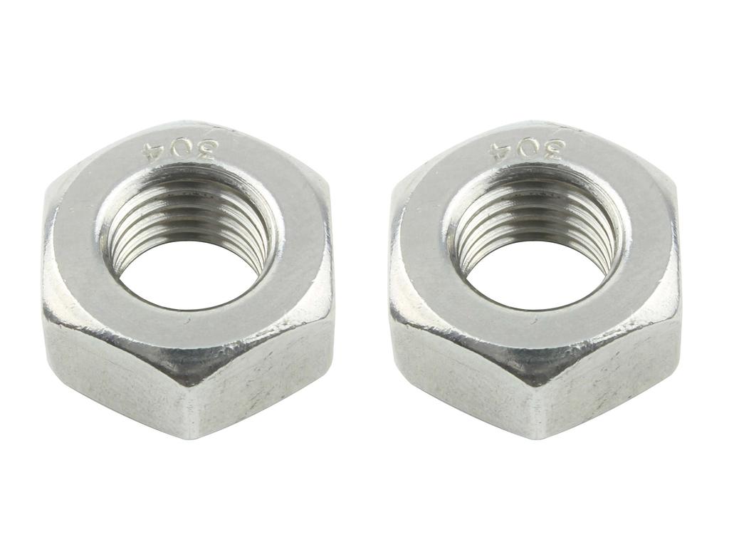 POSH M10 910910-S2 Stainless Steel Nuts P1.25 Motorcycle Supplies 2 Pieces