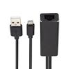 Ethernet Adapter Compatible For Fire TV Stick Micro USB To RJ45 With USB Cable