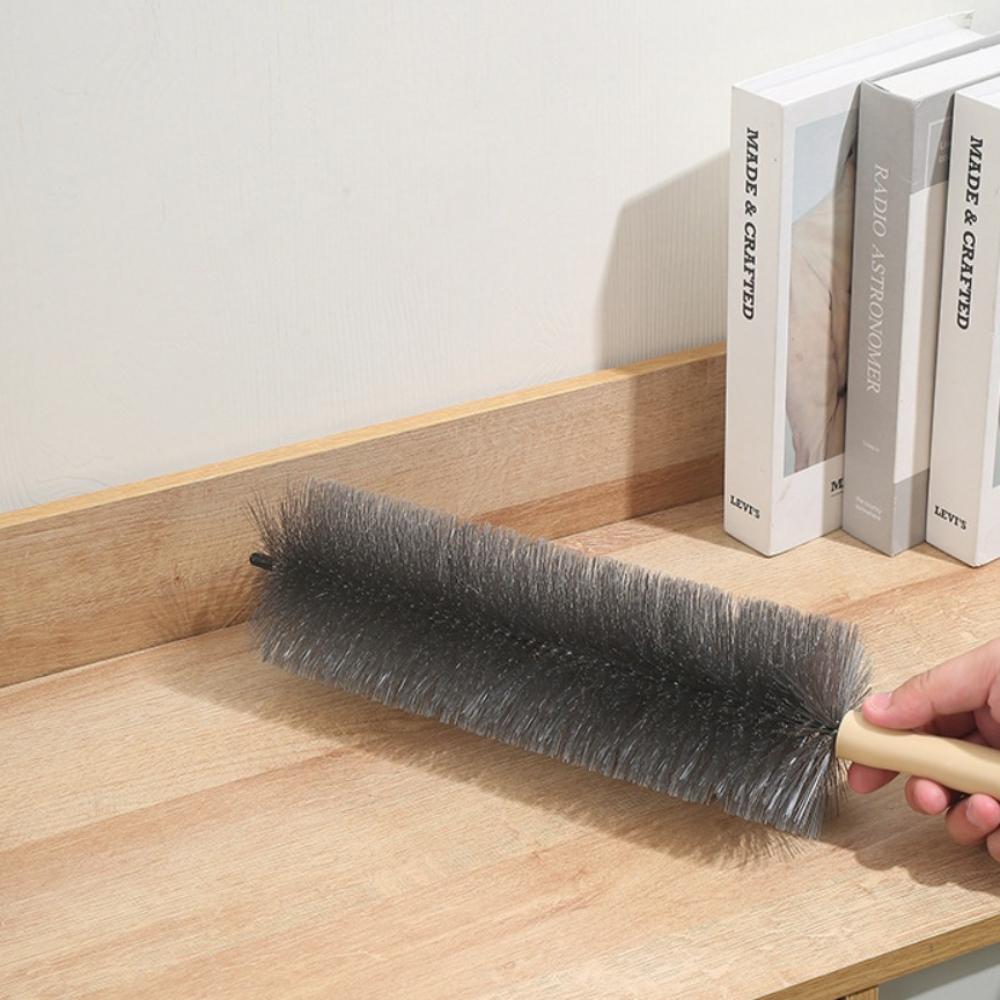 Thickened Bristle Fan Dust Removal Brush with Hang Rope Air Conditioner Brush  Office