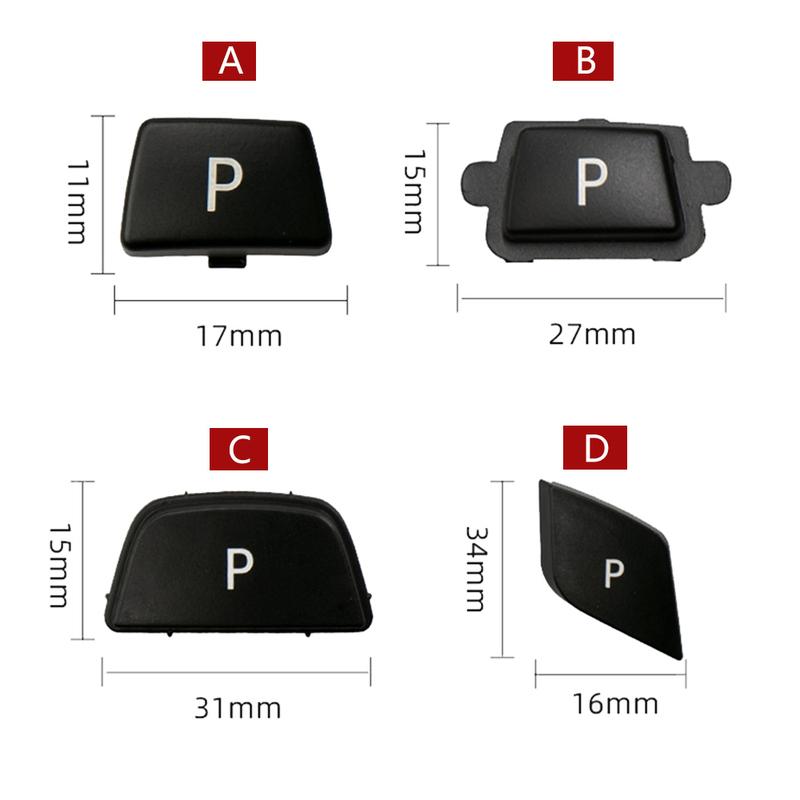 Gear Shift Knob Auto Parking P Button Cover For BMW 3 5 7 X3 X4 X5 X6 Series E60 E90 F30 F10 F01 F02 F25 F26 G30 G11 G12