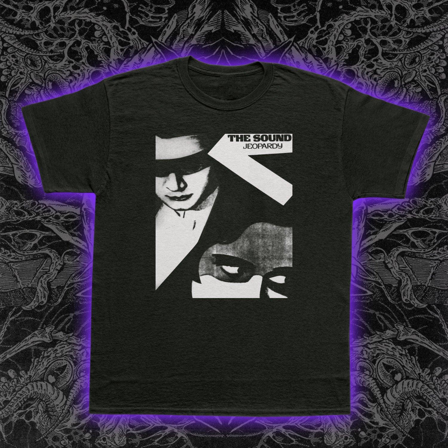 The Sound Jeopardy T-Shirt Mens Womens Tees Top Post-Punk New Wave UK Indie Music Tee S-5XL L
