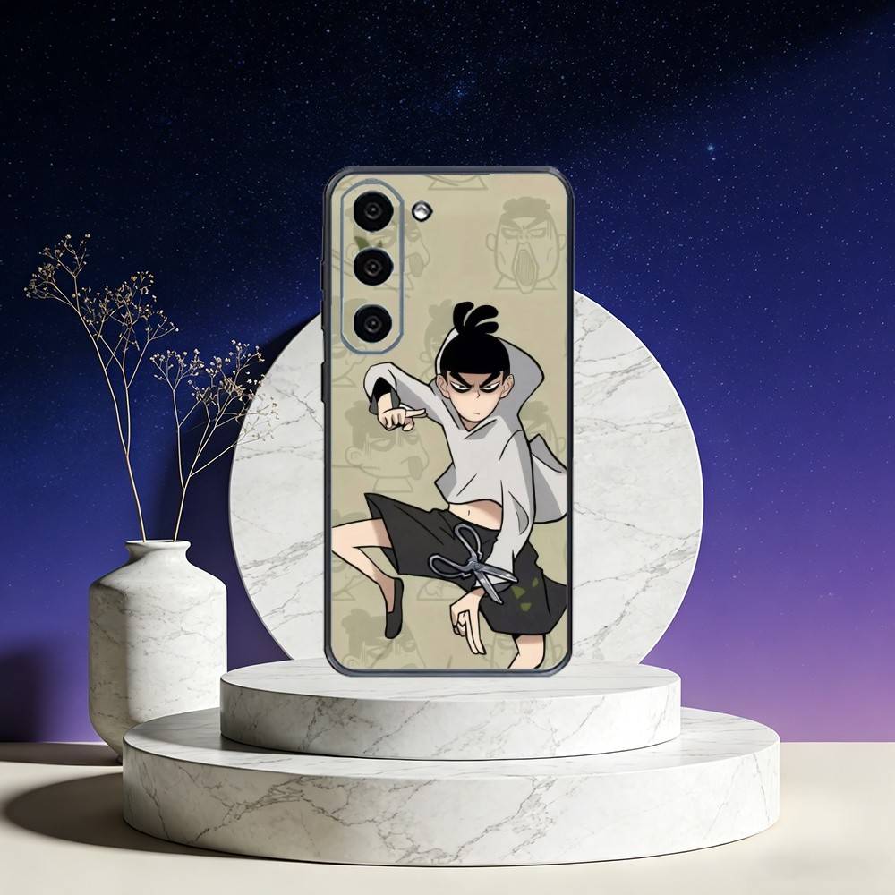 Scissor Seven Phone Case For Samsung Galaxy A73,A72,A71,A70,A53,A52,A51,Others Soft Black Cover