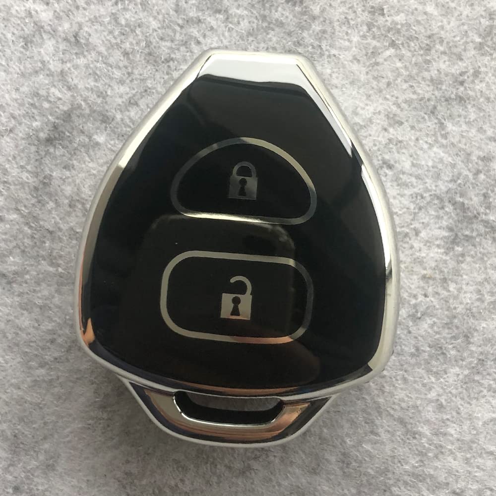 Kinotaka 2 Button Keyless TPU Key Case for Toyota 10 Series Alphard / Auris