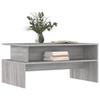 VidaXL Coffee Table Sonoma Grey 90x55x42.5 Cm Engineered Wood 834284