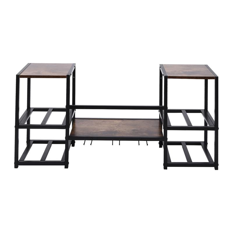 Wall Mounted Wine Rack Wine Storage Display Rack for Home Bar Dining Room Kitchen