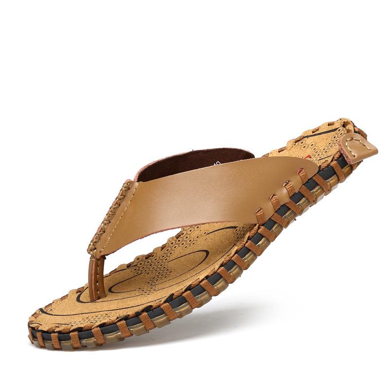 

Мужские шлепанцы для отдыха на открытом воздухе, летние, корейская версия, модные, мужские, пляжные, крутые, студенческие, нескользящие, большого размера, с клипсой 44 хаки